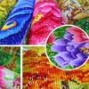 Colorful Resin  Art Kits Butterflies Feather Wind Chimes Pattern Embroidered Stickers Bedroom Office Shops Decoration