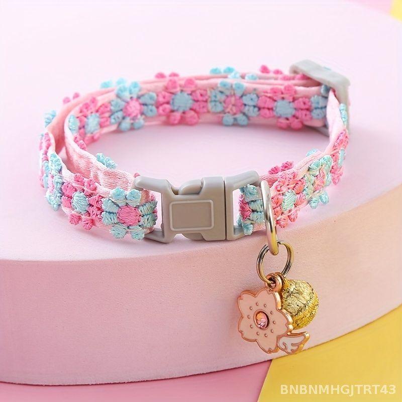 

Pet Collar Cats Collar One Size рожевий