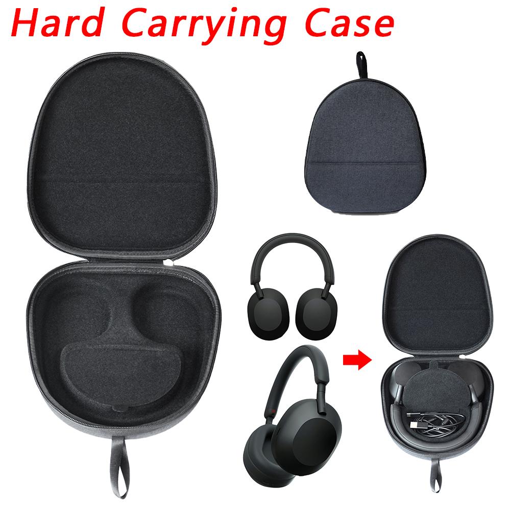 Hard Carrying Case Shockproof Protective Hard Case EVA Anti-Scratch Hardshell Case Anti-Drop for Sony WH-1000XM5 Headphone