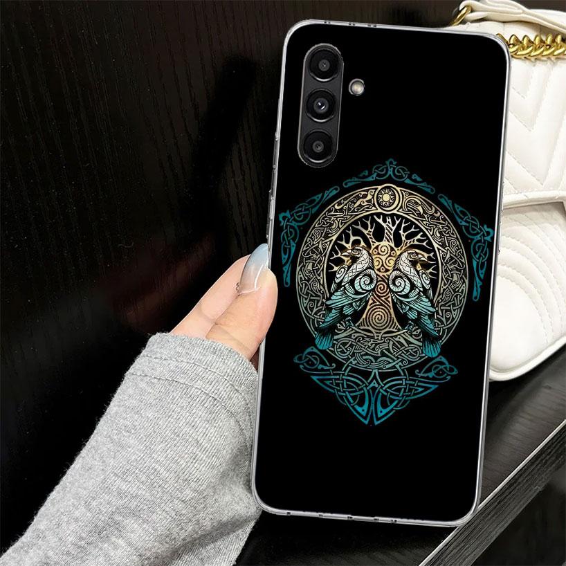 Nordic Norse Case for Samsung A17 A16 A56 A36 A26 A15 A55 A35 A25 A14 A54 A34 A24 Phone Cover A13 A53 A33 A23 A05S A04S