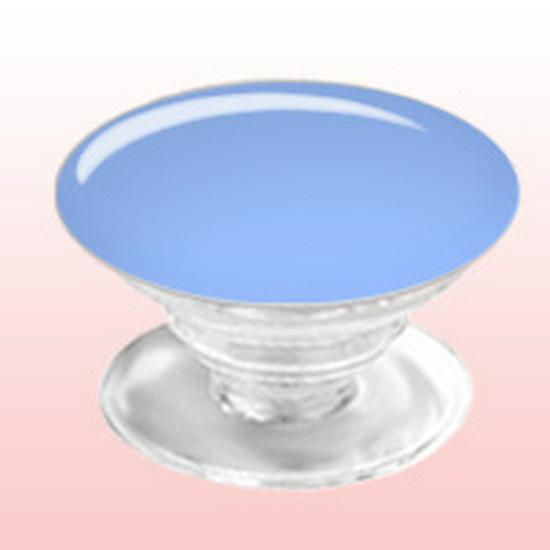 Transparent Epoxy Foldable Airbag Phone Holder - Solid Color Macaron Design Solid Color Epoxy (Transparent Holder)