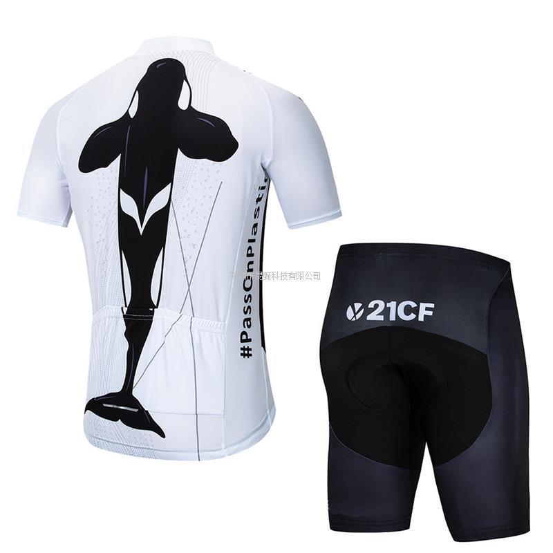 New cycling suit short-sleeved men's top road bike breathable