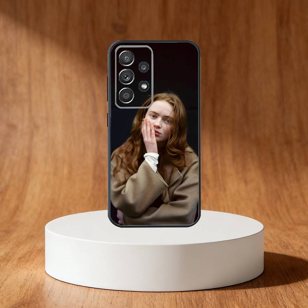 A-Actress S-Sadie Sink Phone Case For Samsung S25,S24,S21,S22,S23,S30,Ultra,S20,Plus,Fe,Note,10,9,5G Black Cover
