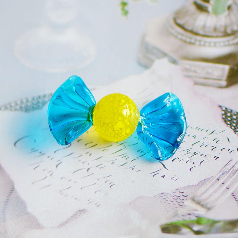 Handcrafted Glass Candy Ornament: Fruit Bowl Keepsake - Creative Holiday Gift