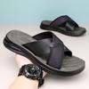 Fashion Summer New Designer Slippers for Men Solid Color Fashion Casual Anti-slip Wear-resistant Beach Shoes Male Outwear Flip Flop Man