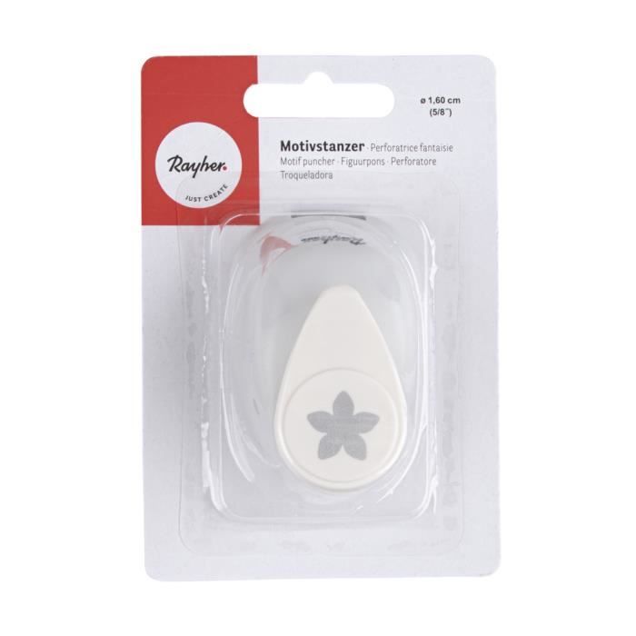Perforatrice fantaisie - RAYHER - Fleur 3D - 1,6 cm - Pour enfants - Mixte