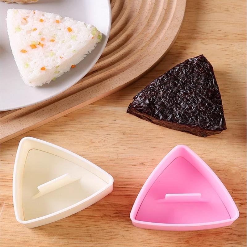 Triangles Sushi Mold Onion Rice Ball Food Press Japanese Bento Kitchen Gadget Set Onigiri Maker Frame Kit Tools Gadgets Dining