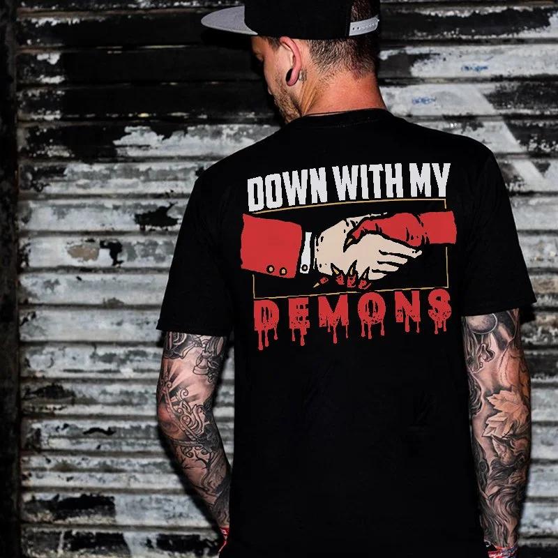 

Готический Harajuku Ретро Мужская футболка Панк-рок Хоррор Рубашки Мужские винтажные свободные хип-хоп топы Летние свободные футболки Camisetas 4XL