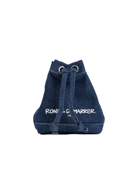 

ROND&DEMARRER [Unisex] Natural Vintage Denim Mini Sack de Jour (Denim Miniature Backpack ver.) Denim