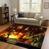 3D WOW World of Warcraft Game Demon Hunter Arthas Living Room Non Slip Area Rug Carpet for Bedroom Playroom Sofa,Home Doormat