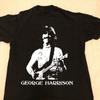George Harrison Karikatuur T-shirt Retro Korte Mouw Katoen