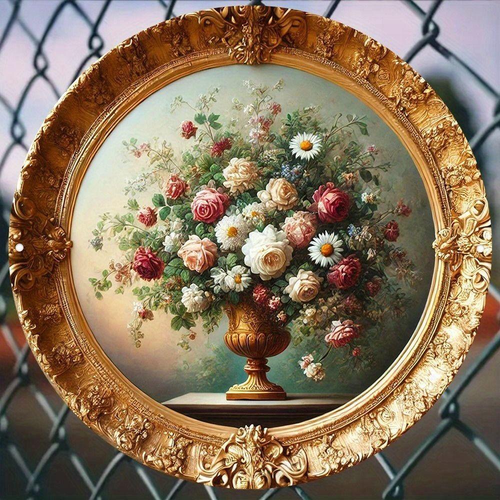 2D Flat Metal Wall Sign Decor