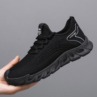 Neue Modische Winter Atmungsaktive Fliegende Mesh Schuhe Laufen Lässig Weiche Sohle Rutschstopp Herren Sportschuhe Herrenschuhe