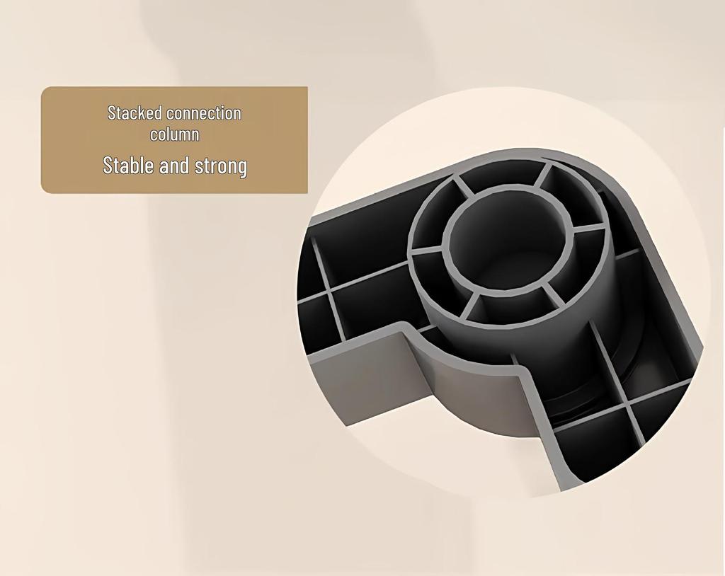 Anti-Vibration Silent Washing Machine & Refrigerator Riser Stand with Anti-Slip Pads