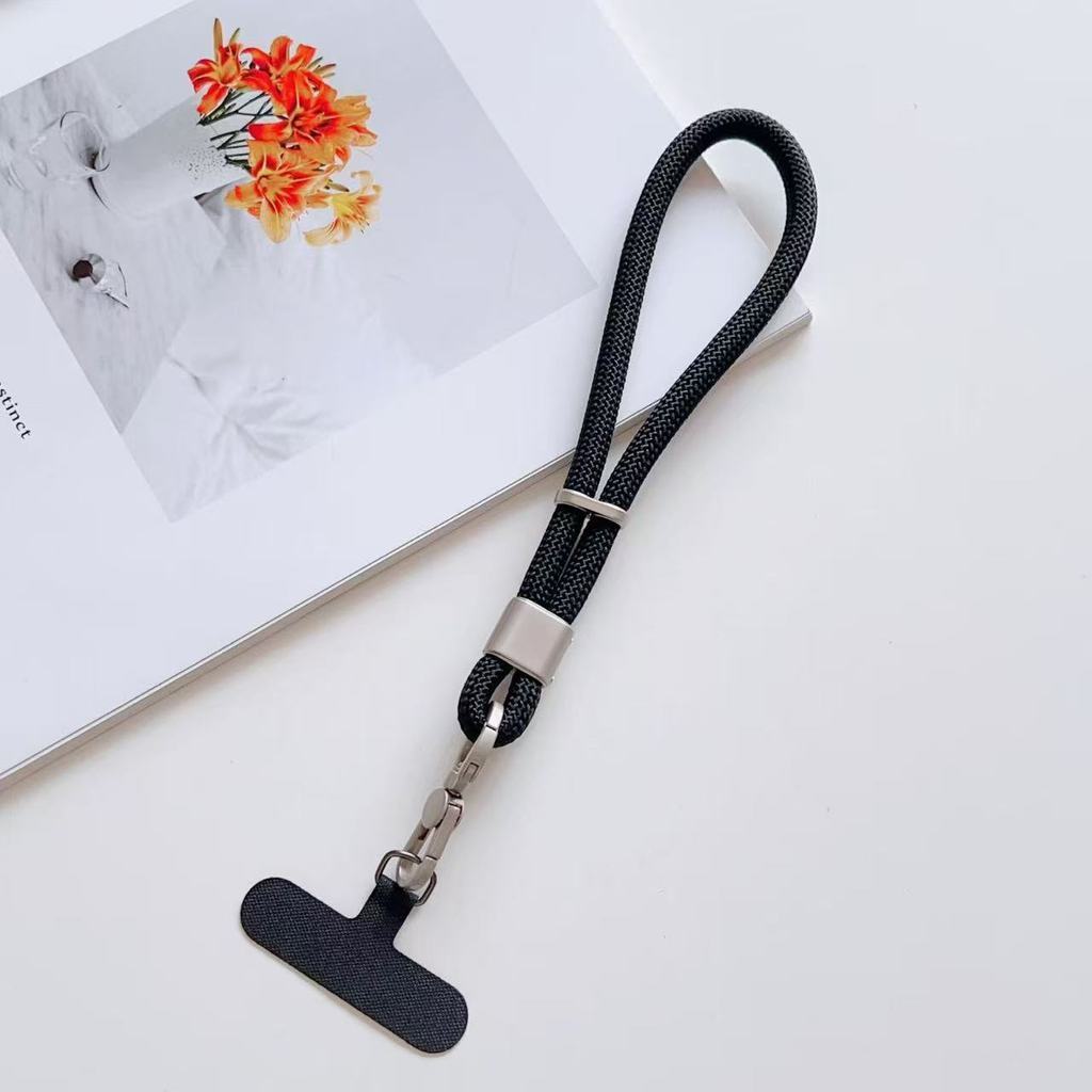 Luxury Adjustable Universal Braided Short Mobile Phone Lanyard Wristband, Mobile Phone Hand Lanyard