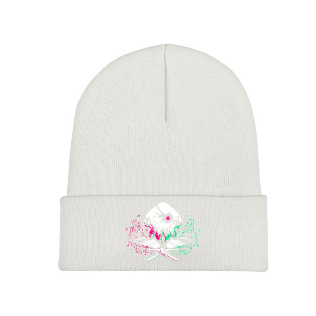 Jolly Inker  Splatoon Knitted Hat Beanies Winter Hat Warm Polyester  Street Ink Kid Game Squid Cap Unisex Women