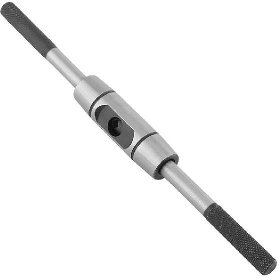 Utoolmart Adjustable Tap Wrench Handle, for Metric M10-M16 Taps, Hand Taps Holder Tap Reamer Tapping Wrench Tool, Die-casting Body