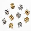 20pcs Stainless Steel Spacer Loose Bead Big Hole Beads 8mm Bamboo Shape Charm Pendants for Bracelet Necklace DIY Jewelry Making