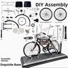 1:10 Scale Simulation Bike Model Kit Retro Mini 28 Big Bar Bicycle  For Exhibits
