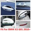 Handle Bowl / Rearview Mirror / Window Wiper / Rear Fog Light Lamp Cover Trim ABS Chrome Accessories For BMW X3 G01 2018 - 2024