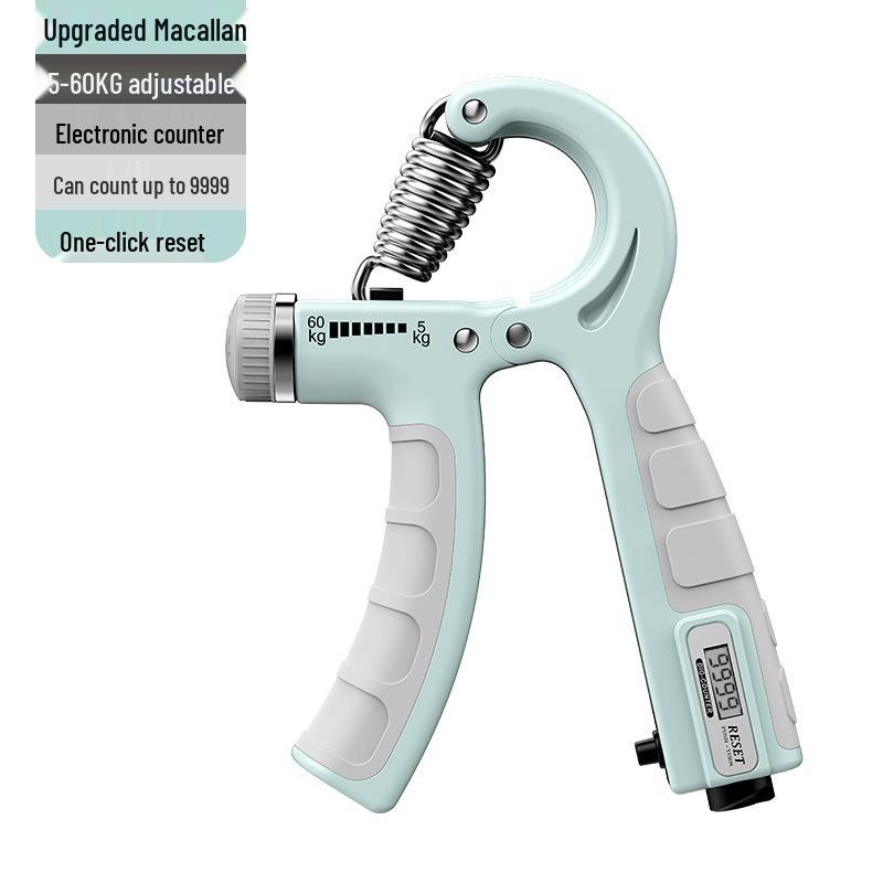 Verstellbarer elektronischer Handkrafttrainer für Männer – Professionelles Hand- und Fingertrainingsgerät mit Zählfunktion