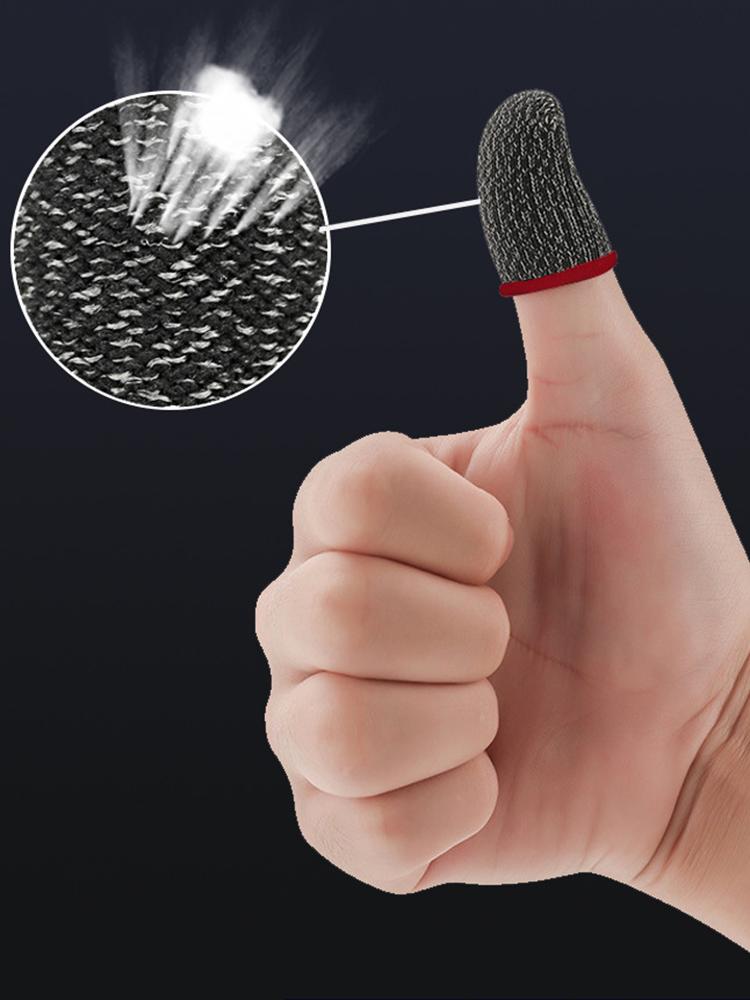 4pcs/2pcs Mobile Game Controller Fingertip Gloves Phone Game Fingertip Cover Anti-Sweat Finger Sleeve for PUBG