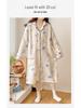Pure Cotton Gauze Maternity Dress - Summer Nursing Nightgown for Hospital & Home, Plus Size, Women's Spring/Autumn Pregnancy Pajamas.