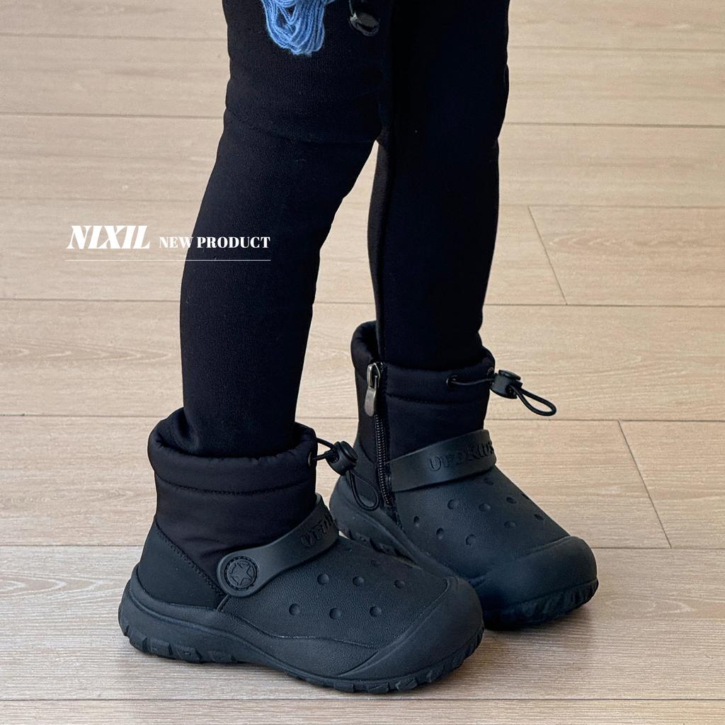 Classmate Winter Children's Snow Boots Sports Waterproof Fleece Thermal Boots Baotou Anti-kick Boys and Girls Large Cotton Boots