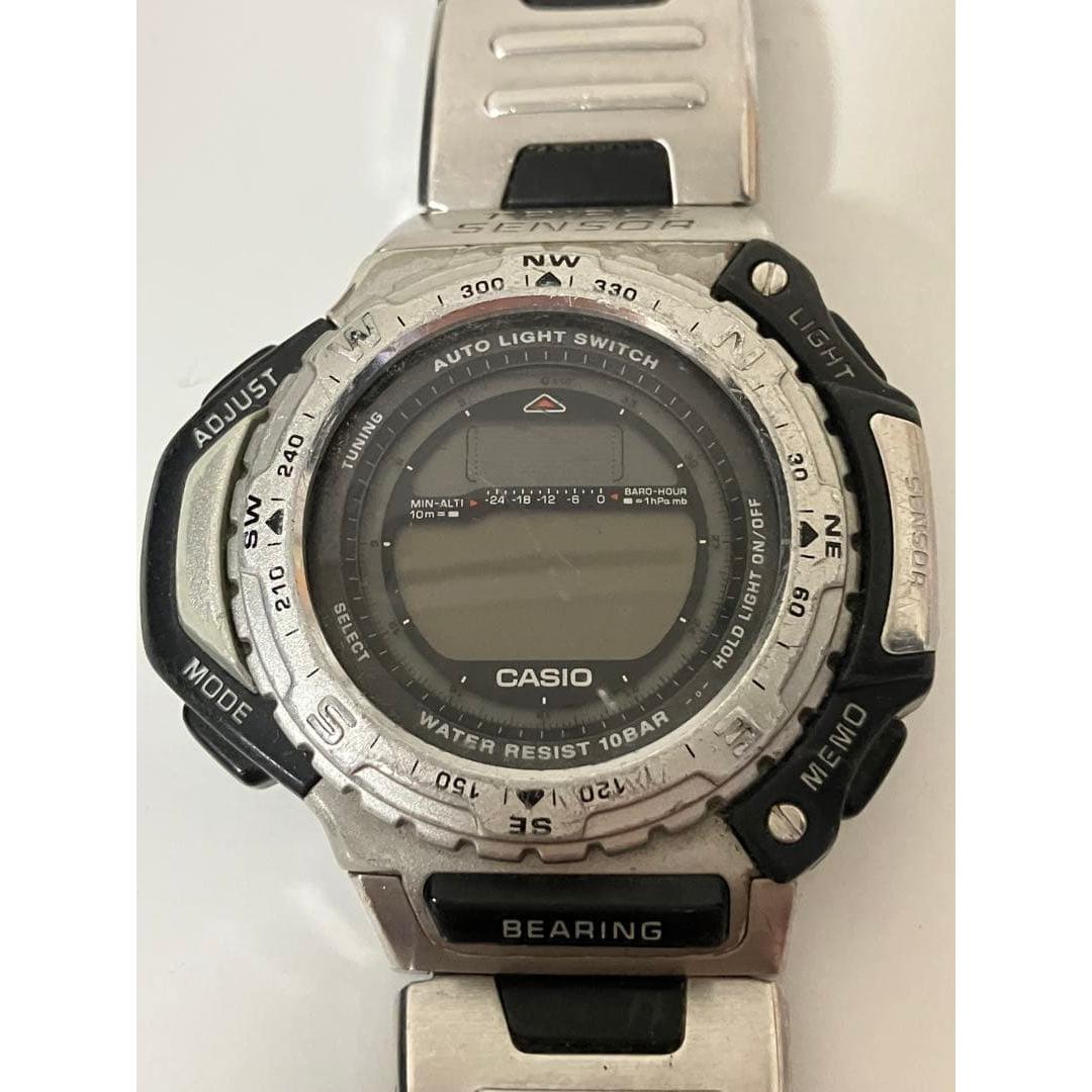 Used CASIO PROTREK PRT-1400 Digital Watch