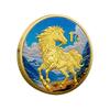 Medaglia Anno del Cavallo 2026 Zodiaco Cinese Cavallo Souvenir di Capodanno Moneta Artigianato in Metallo Cavallo Medaglia Commemorativa Regalo