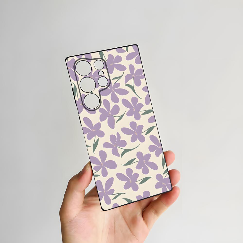 Flowers Phone Case For Samsung A25 A13 A33 5G A54 A36 A35 A56 A52 A14 Shockproof Soft Cover