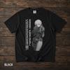 Cyberpunk Anime Shirt Ghost Protocol Graphic Tee Black White Streetwear Comfort Colors®