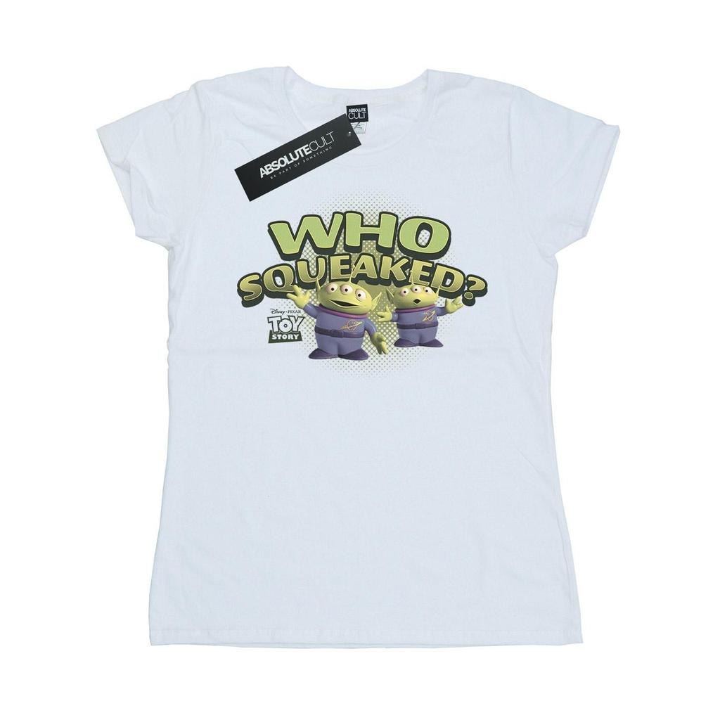 Disney Womens/Ladies Toy Story Who Squeaked? Cotton T-Shirt