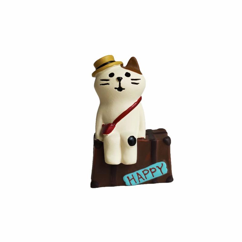 Cute Cat Refrigerator Sticker Grocery Zakka Bread Coffee Shop Decorative Gift Magnetic High Value Refrigerator Jewelry