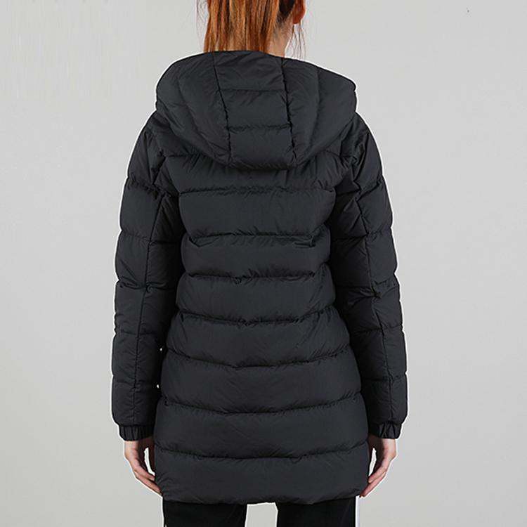 Adidas Casual Hooded Long Sleeve Down Jacket Women Jacket Black GE9980