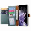 For Xiaomi Redmi Note 14 Pro 5G/Poco X7 5G Case RFID Blocking Zipper Pocket Leather Wallet Phone Cover with Strap