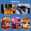 Portable Alcohol Tester High Accuracy Sensor with Emergency LED Light Pandheld Alcohol Breath Test for Car Travel Party