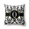 Polyester Pillow Case Home Decoration Geometric Print 26 English Letters Bedside Cushion Cover