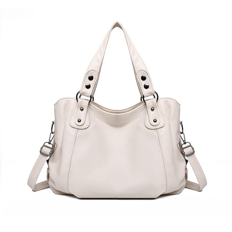 Håndholdt tote-veske Stor kapasitet Enkel skulder Crossbody-veske