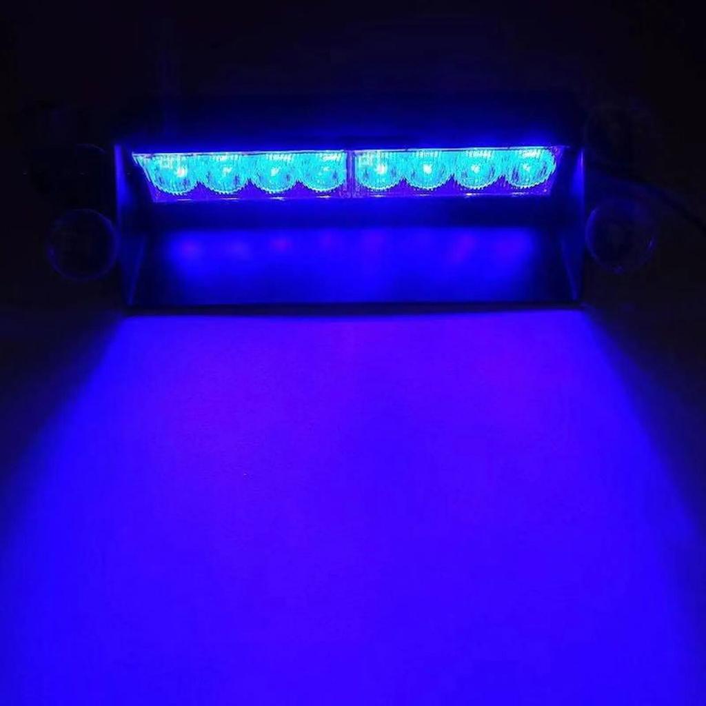 Car LED Strobe Light Police Lights Red/Blue Yellow/White Signal Lamps Flash Dash Emergency Flashing Windshield Warning Light 12V