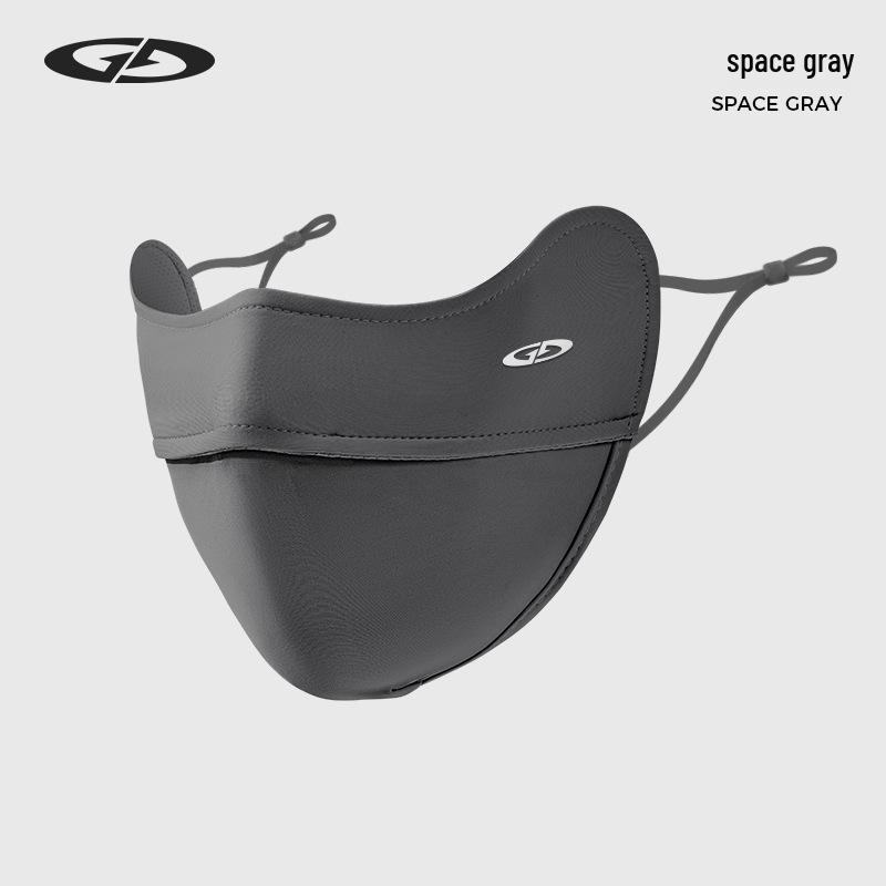 Summer Ice Silk Gradient Sunscreen Mask - UV Protection, Breathable Eye Cover for Men & Women