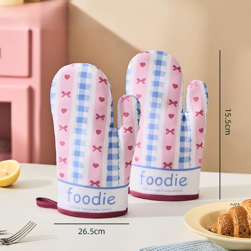 Thickened Anti-scalding and Heat-insulating Gloves Oven Baking Anti-scalding and High Temperature Gloves