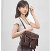 Genuine Cowhide Leather Women Backpacks Casual Ladies Travel Bags Girl's School Bags