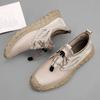 Herren Wanderschuhe Schwarz Grau Autofahrerschuhe Freizeit zum Hineinschlüpfen Sommer Netz Outdoor Wanderschuhe Übergröße 45 46 47