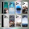 B-Backstreet Boys BSB Magnetic Wireless Charging Transparent White Phone Case For iPhone 17,16,15,14,13,12,11,Pro,Max,Plus