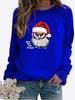 Autumn New Sweater Winter Women's Printed Tops T-shirt Ladies Round Neck Long Sleeve Casual Sweatshirt Plus Size Blouse
