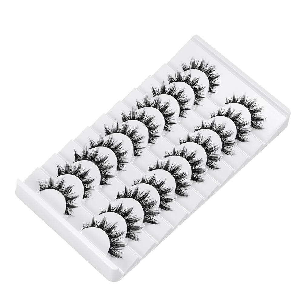 Natrual Long False Eyelashes Handmade Eye Makeup Tools Beauty 3D Faux Mink Lash Eye Lash Extension