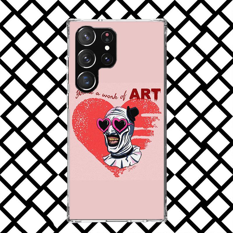 Horror Movie Terrifier Phone Case for Samsung Galaxy S26 S25 Edge S24 S23 Ultra S22 Plus S21 FE S20 + Soft Cover Print Fundas Ga
