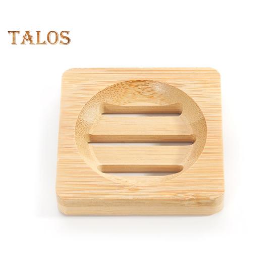 

Держатель для мыльницы Высокая прочность Нелегко деформируется Легко чистить Бамбуковый поднос Декоративный деревянный держатель для слива мыла B