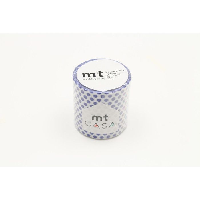 Masking Tape - Masking Tape MT Casa Pois 5 Cm Dark Blue - Dot Night Blue